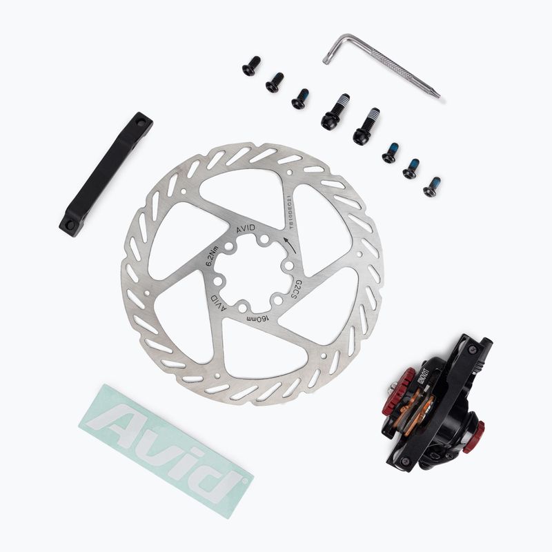 Mechanické kotoučové brzdy AVID 11A BB7 MTB FR/RR 160 IS 160G2 set 00.5016.166.010 5