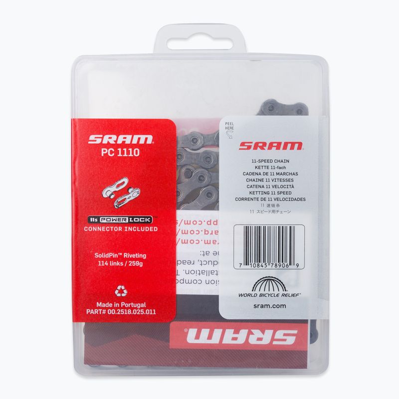 Cyklistický řetěz SRAM CN PC1110 W/ PWR.LCK 00.2518.025.011 2