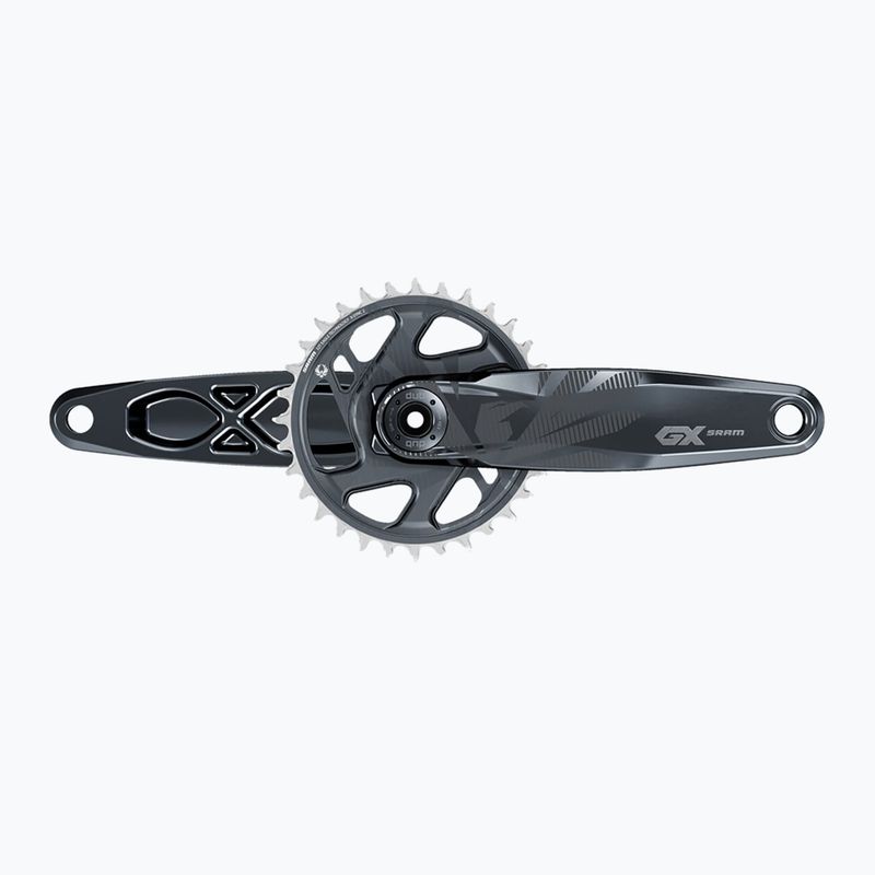 Kliky SRAM GX Eagle DUB 165 12rz lunar grey