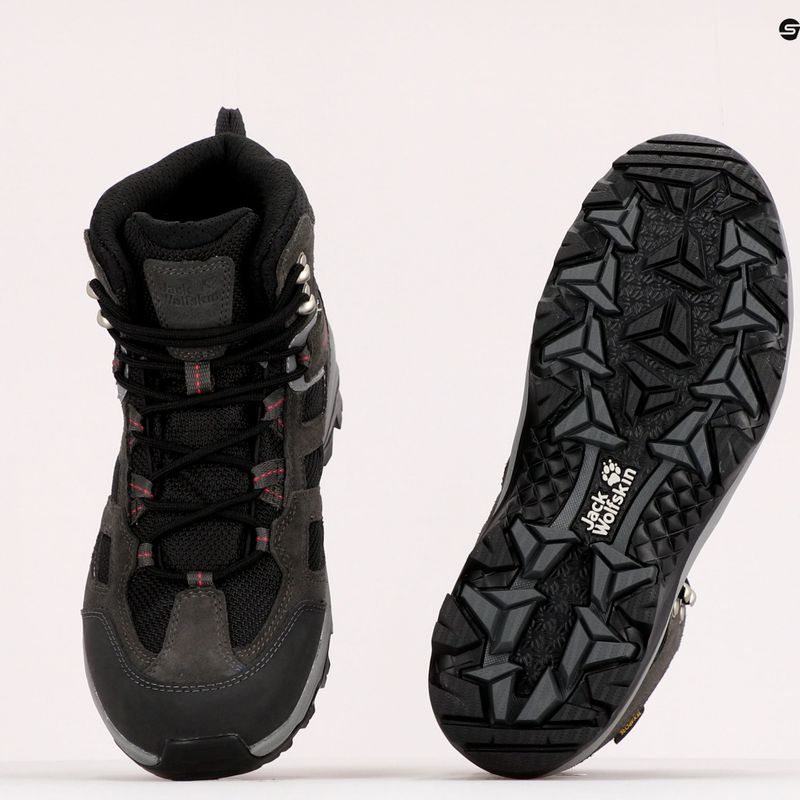Dámská trekingová obuv Jack Wolfskin Vojo 3 Texapore Mid šedá 4042471_6157 9