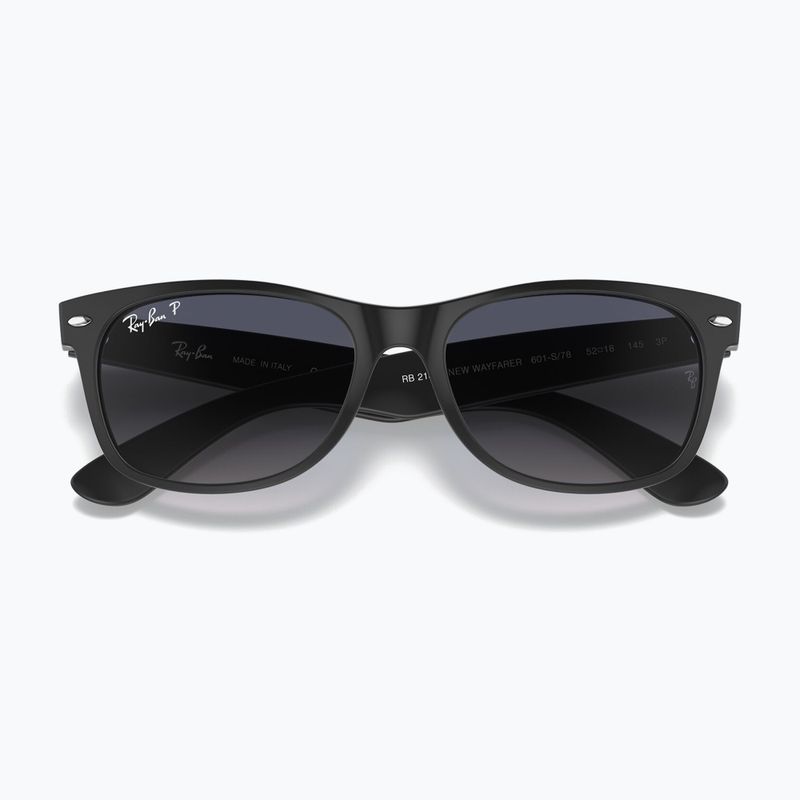 Sluneční brýle Ray-Ban New Wayfarer Classic black matte/blue gradient 3