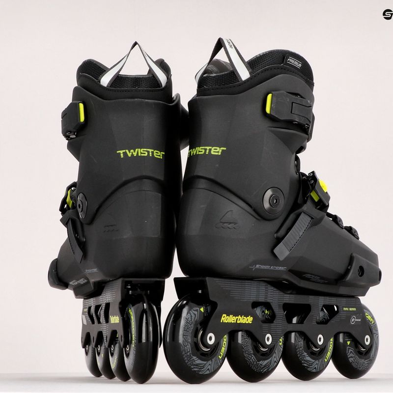 Pánské kolečkové brusle Rollerblade Twister XT black/lime 13