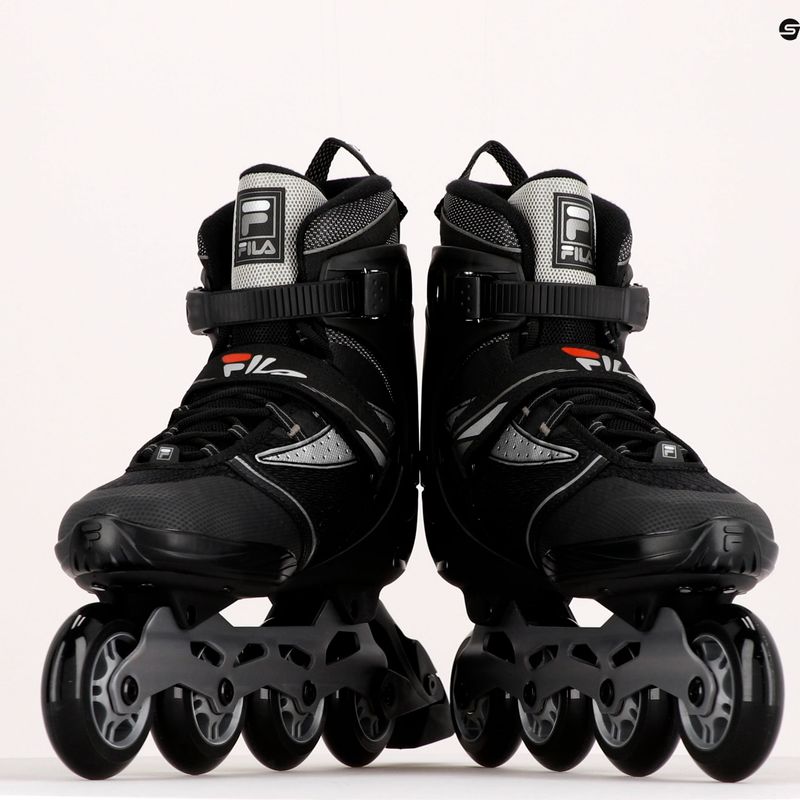 Pánské kolečkové brusle FILA Legacy Pro 80 black/silver/red 9