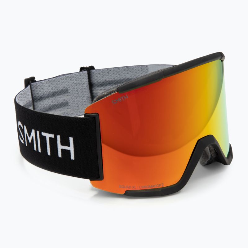 Lyžařské brýle Smith Squad XL black/ChromaPop Sun Red Mirror/ChromaPop Storm Yellow Flash 2