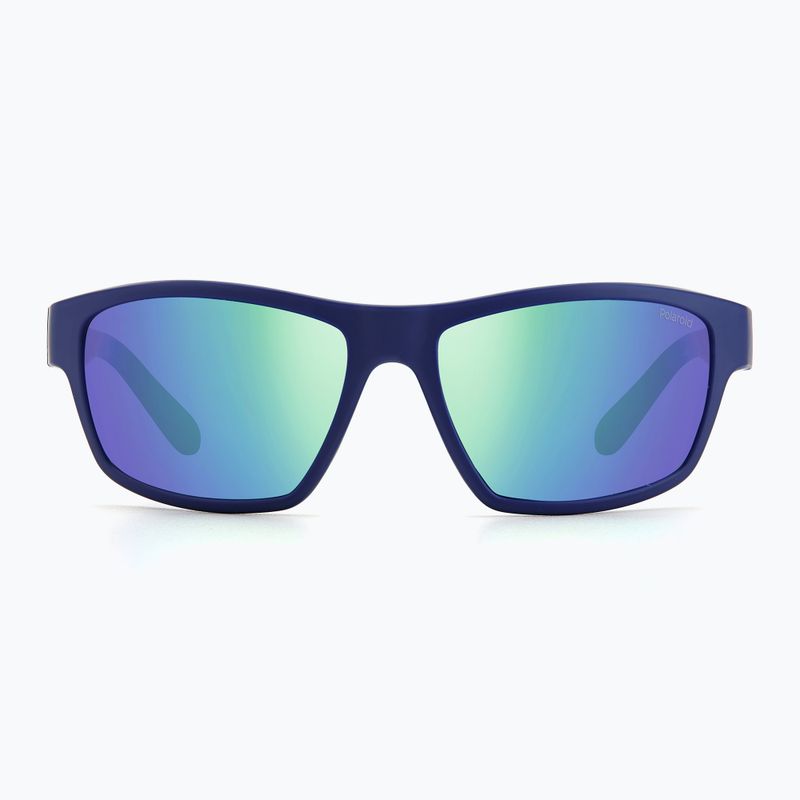 Sluneční brýle Polaroid PLD 7037/S matt blue/greygreen mirror polarized 3