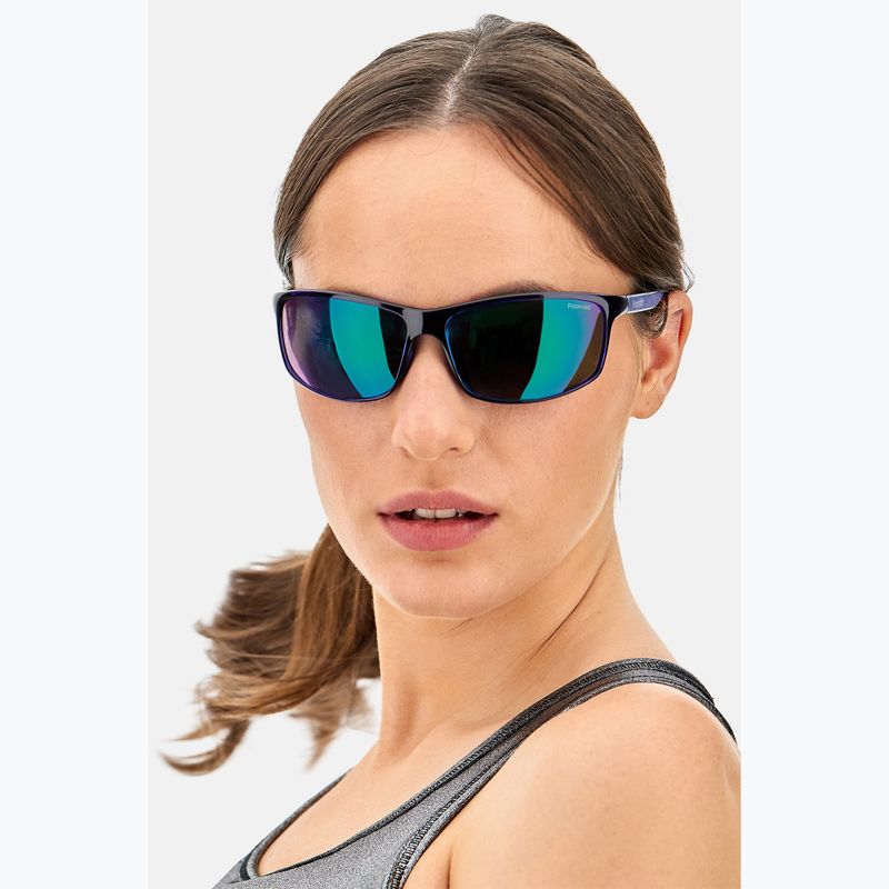 Sluneční brýle Polaroid PLD 7036/S blue/greygreen mirror polarized 6