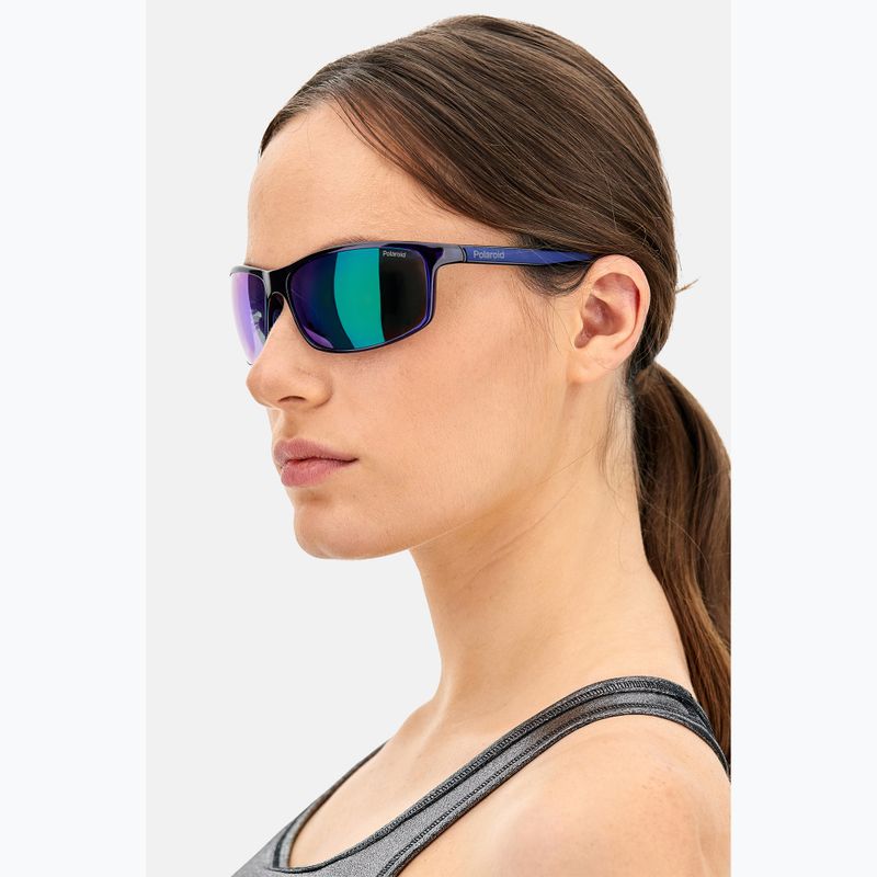 Sluneční brýle Polaroid PLD 7036/S blue/greygreen mirror polarized 8