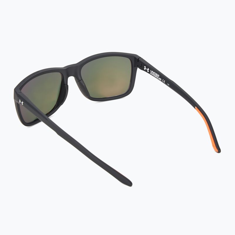 Pánské sluneční brýle Under Armour 0005/S S3 matte black gold/red multilayer 2