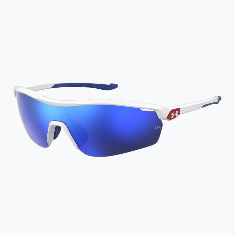 Dětské sluneční brýle Under Armour 7001/S S3 matte white/blue multilayer oleophobic 2