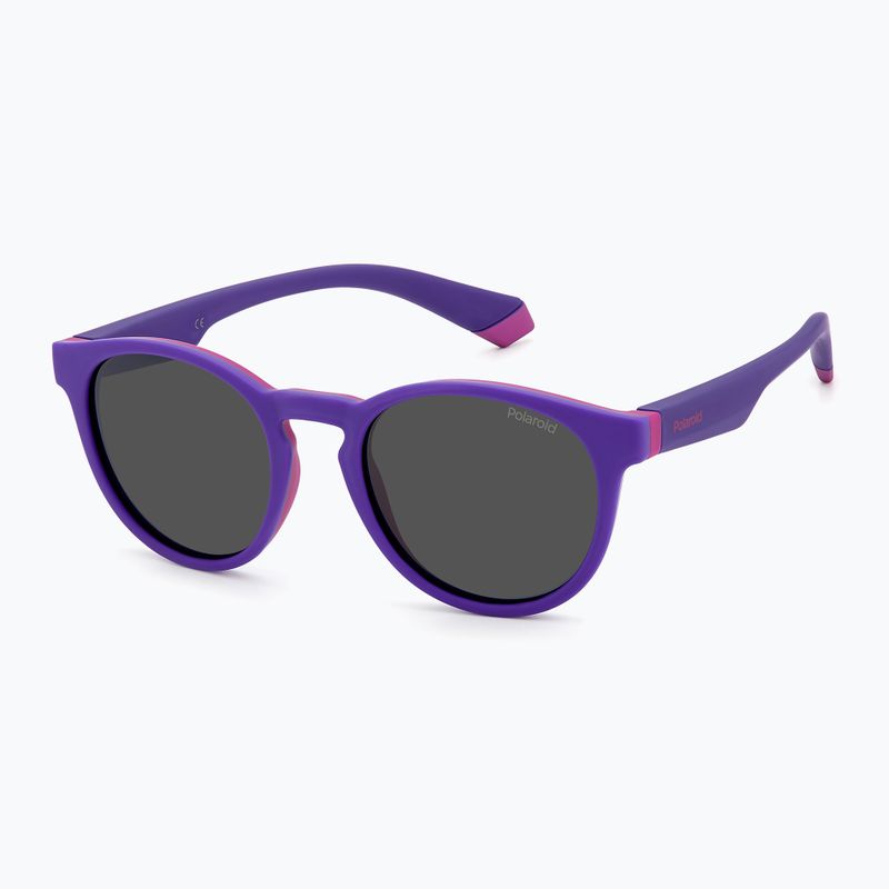 Dětské sluneční brýle Polaroid PLD 8048/S lilac violet/grey polarized 2