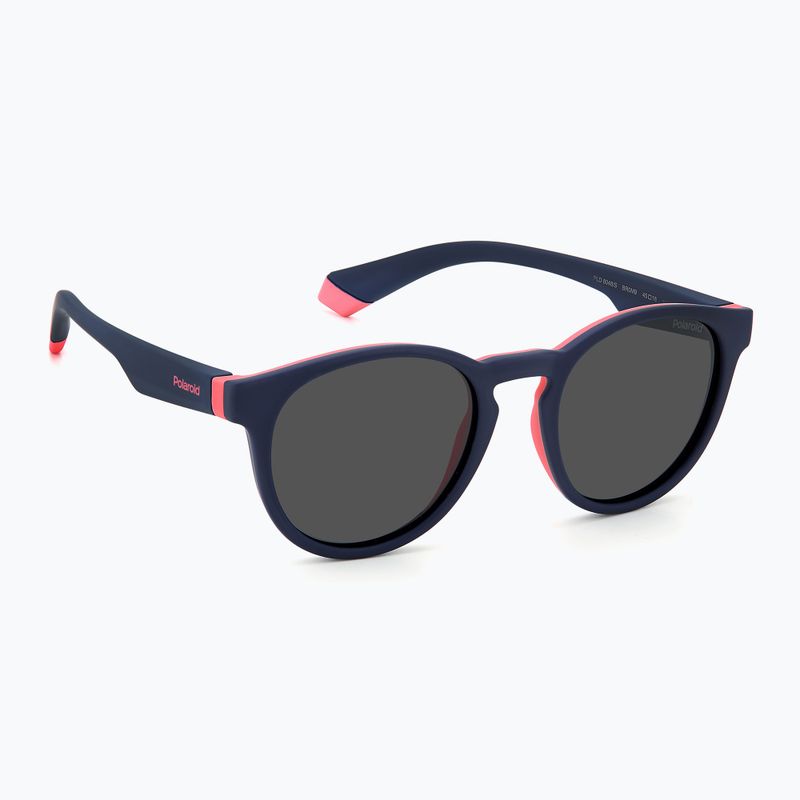 Dětské sluneční brýle Polaroid PLD 8048/S blue pink/grey polarized