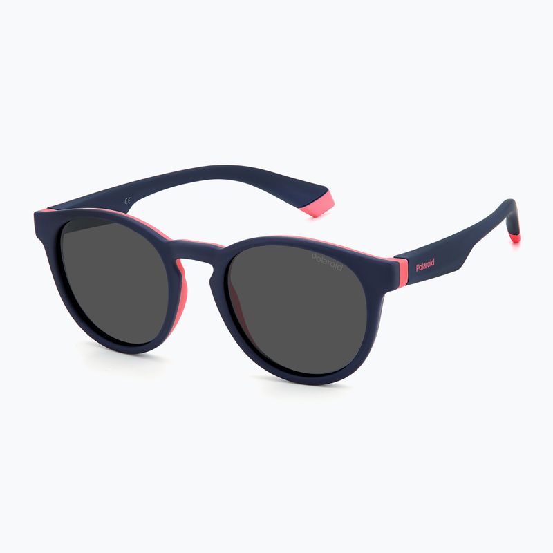 Dětské sluneční brýle Polaroid PLD 8048/S blue pink/grey polarized 2