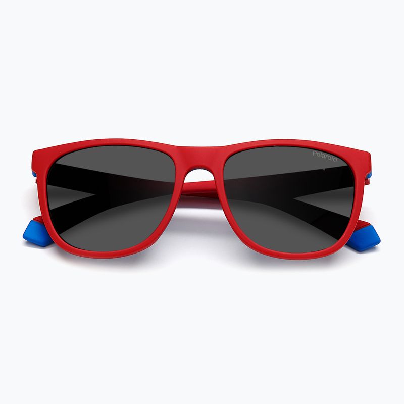 Dětské sluneční brýle Polaroid PLD 8049/S red blue/grey polarized 4