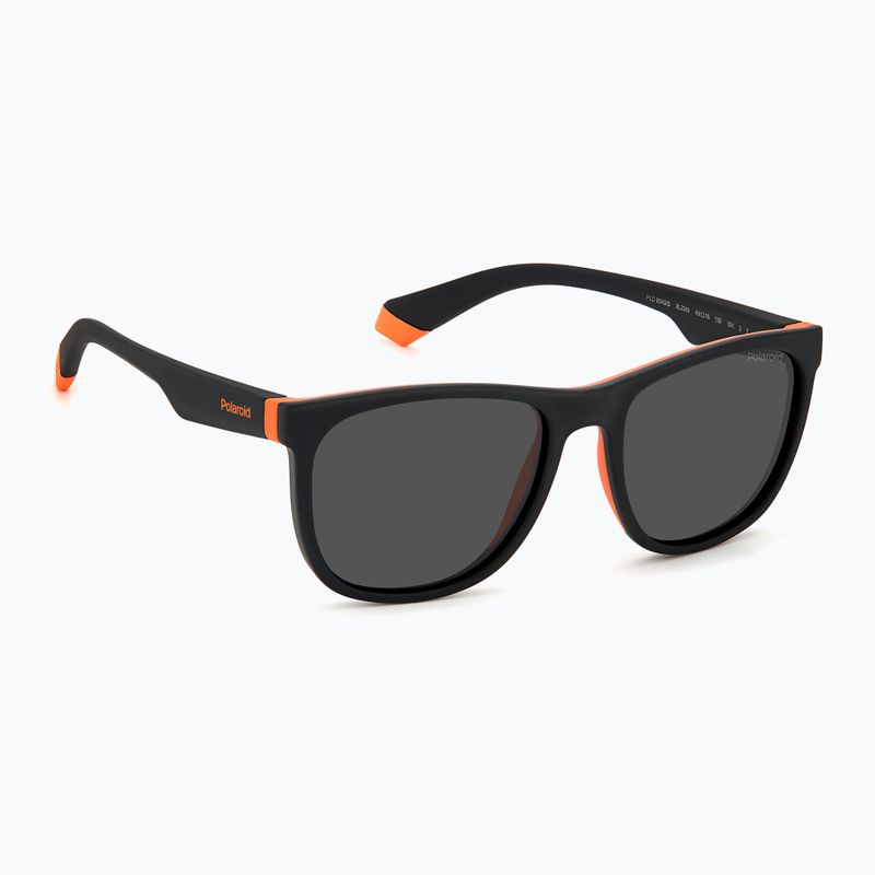 Dětské sluneční brýle Polaroid PLD 8049/S black orange/grey polarized
