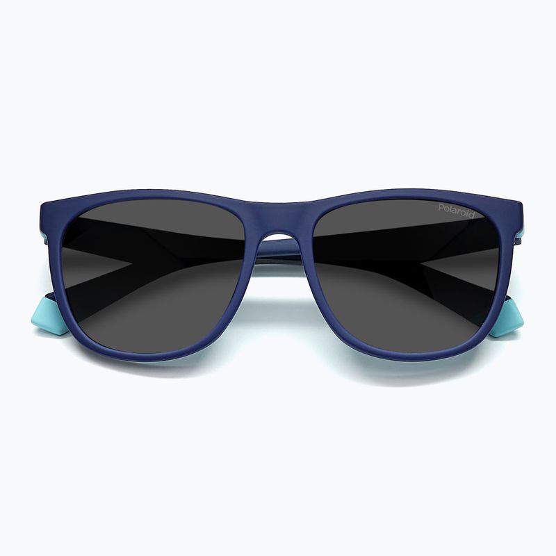 Dětské sluneční brýle Polaroid PLD 8049/S blue azure/grey polarized 4