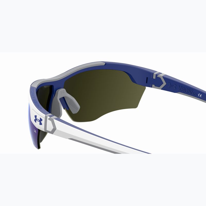 Sluneční brýle Under Armour Yard Dual S3 matte white blue/blue multilayer oleophobic 6