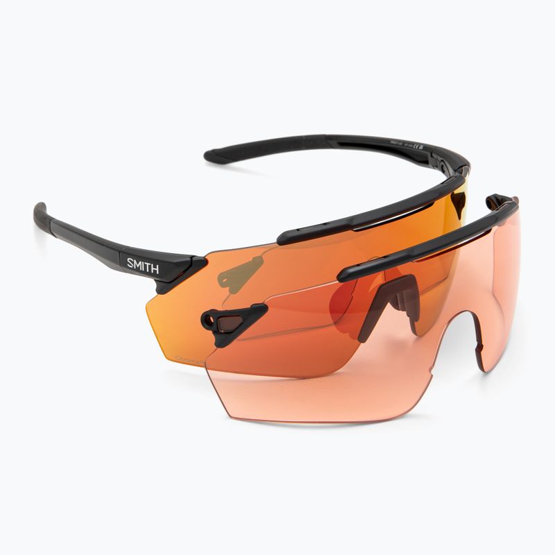 Sluneční brýle  Smith Ruckus matte black/chromapop red mirror