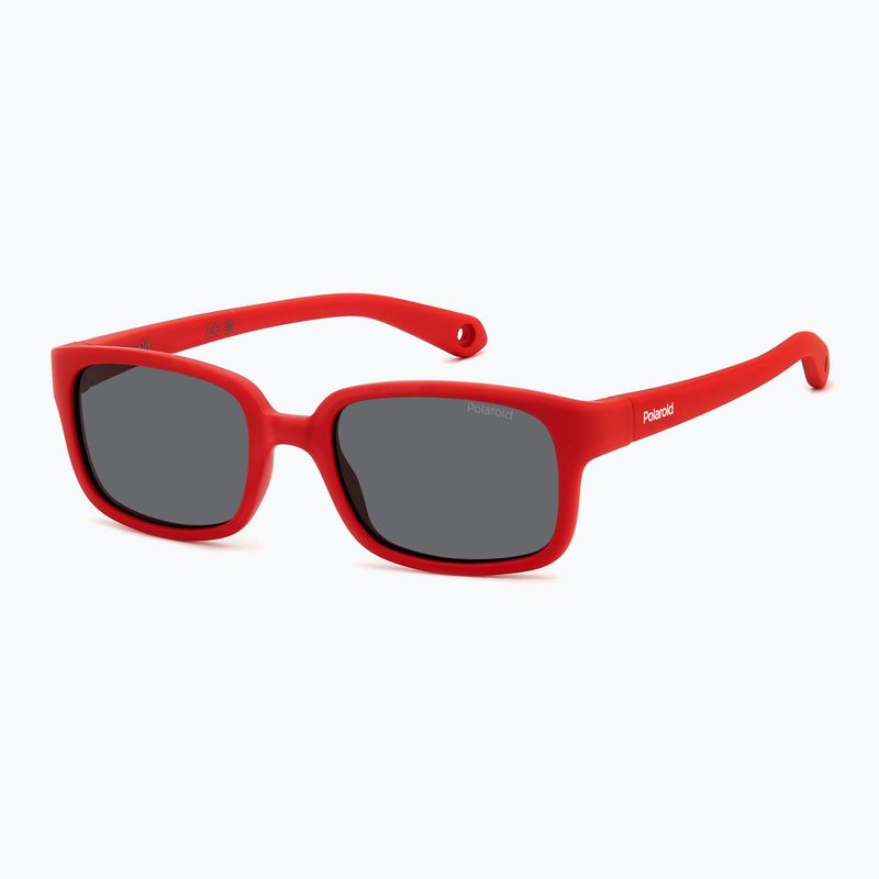 Dětské sluneční brýle Polaroid PLD K008/S matte red/grey polarized 2
