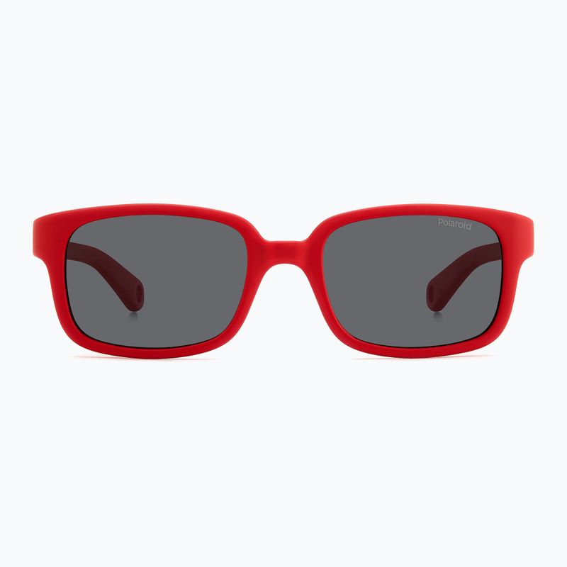 Dětské sluneční brýle Polaroid PLD K008/S matte red/grey polarized 3