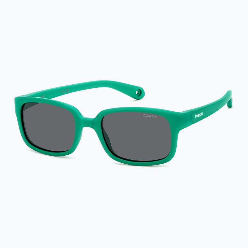 Dětské sluneční brýle Polaroid PLD K008/S matte green/grey polarized 2