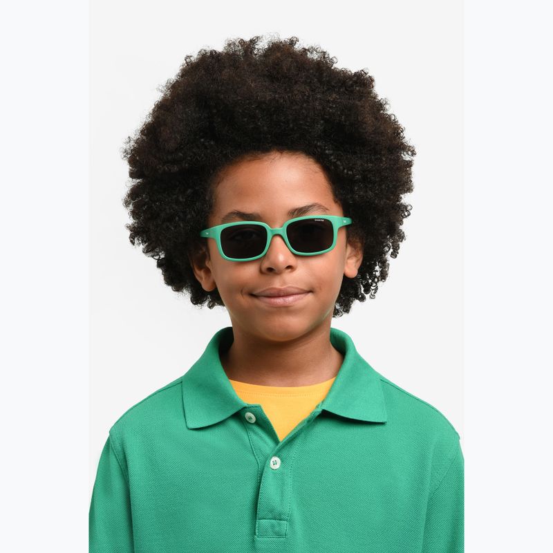 Dětské sluneční brýle Polaroid PLD K008/S matte green/grey polarized 6