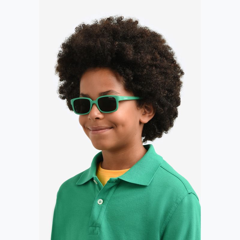Dětské sluneční brýle Polaroid PLD K008/S matte green/grey polarized 7