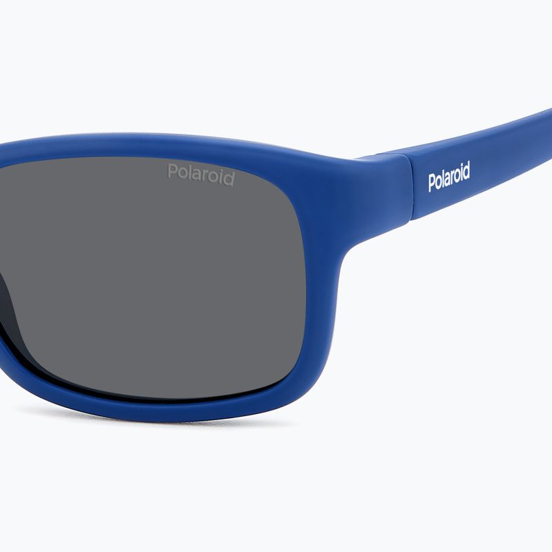 Dětské sluneční brýle Polaroid PLD K008/S matte blue/grey polarized 5