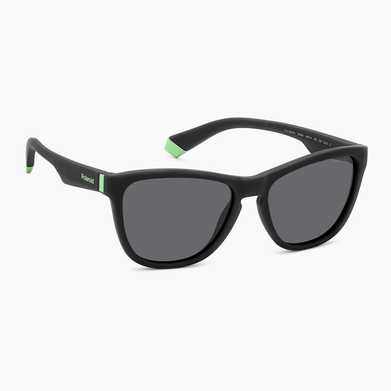 Dětské sluneční brýle Polaroid PLD 8056/S matte black/grey polarized