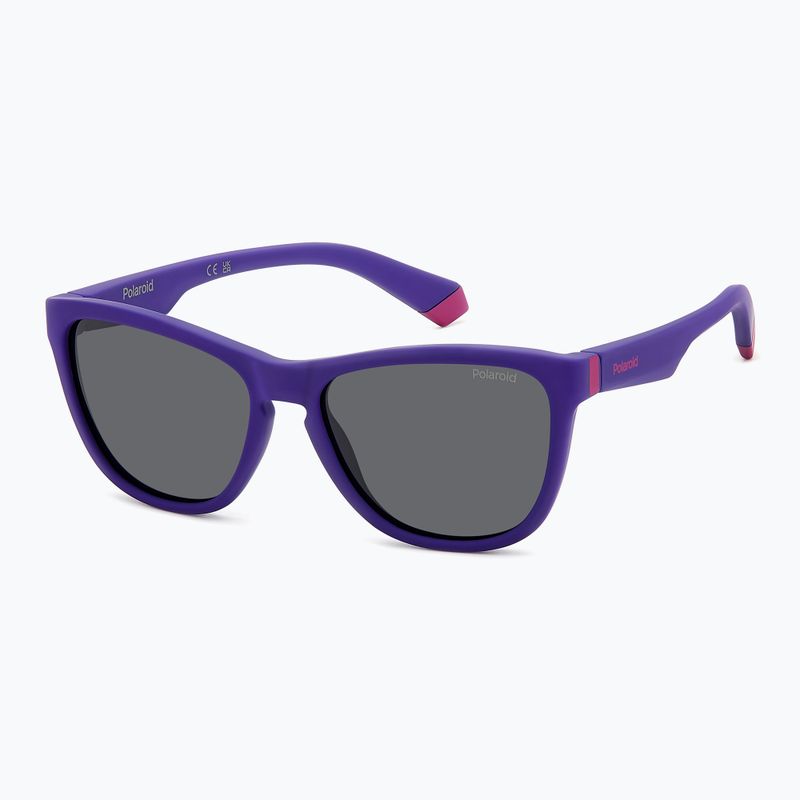 Dětské sluneční brýle Polaroid PLD 8056/S matte violet/grey polarized 2