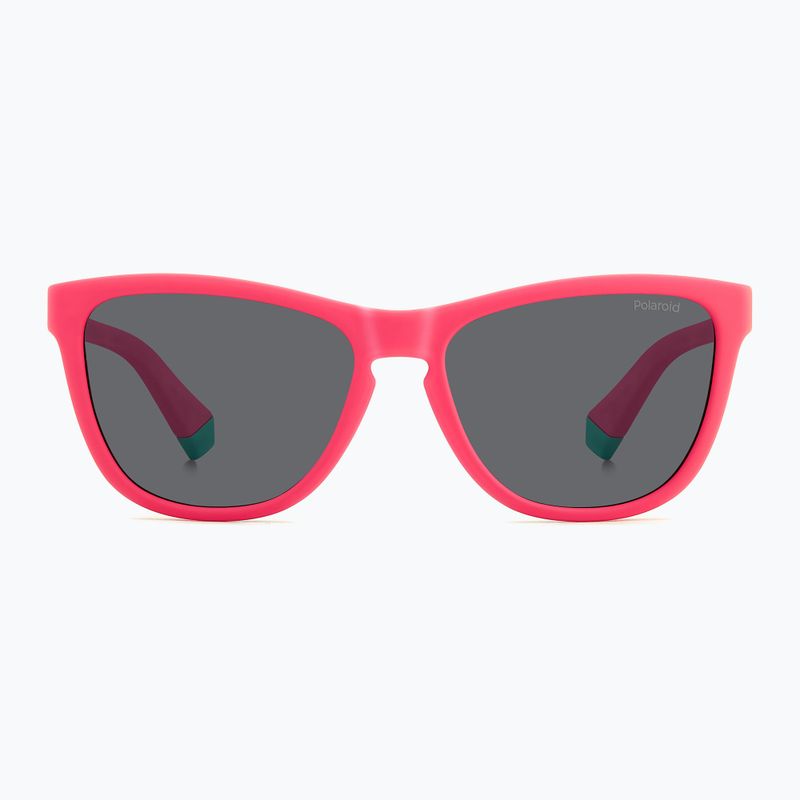 Dětské sluneční brýle Polaroid PLD 8056/S matte pink/grey polarized 3