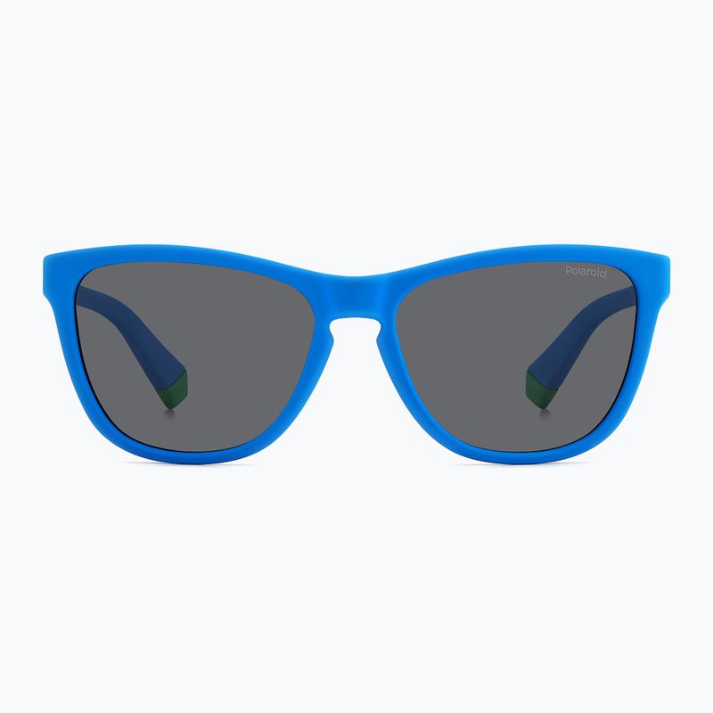 Dětské sluneční brýle Polaroid PLD 8056/S matte blue/grey polarized 3