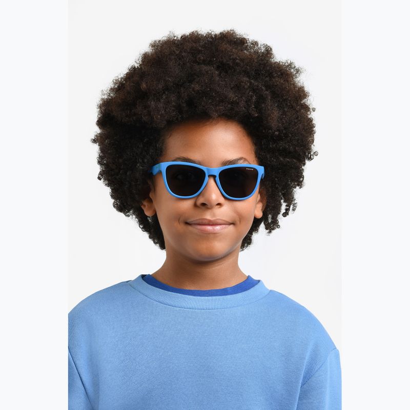 Dětské sluneční brýle Polaroid PLD 8056/S matte blue/grey polarized 6