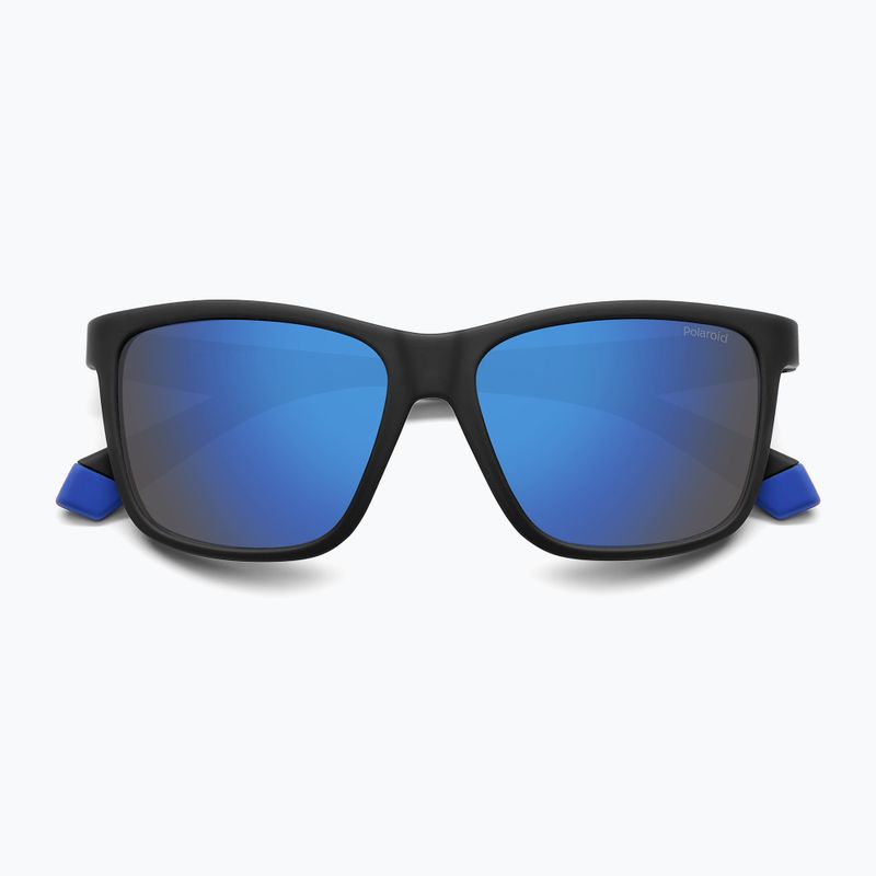 Dětské sluneční brýle Polaroid PLD 8057/S matte black/blue mirror polarized 4