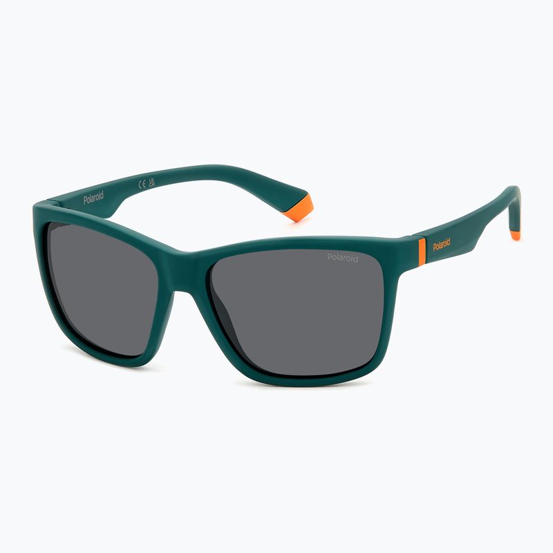 Dětské sluneční brýle Polaroid PLD 8057/S matte green/grey polarized 2