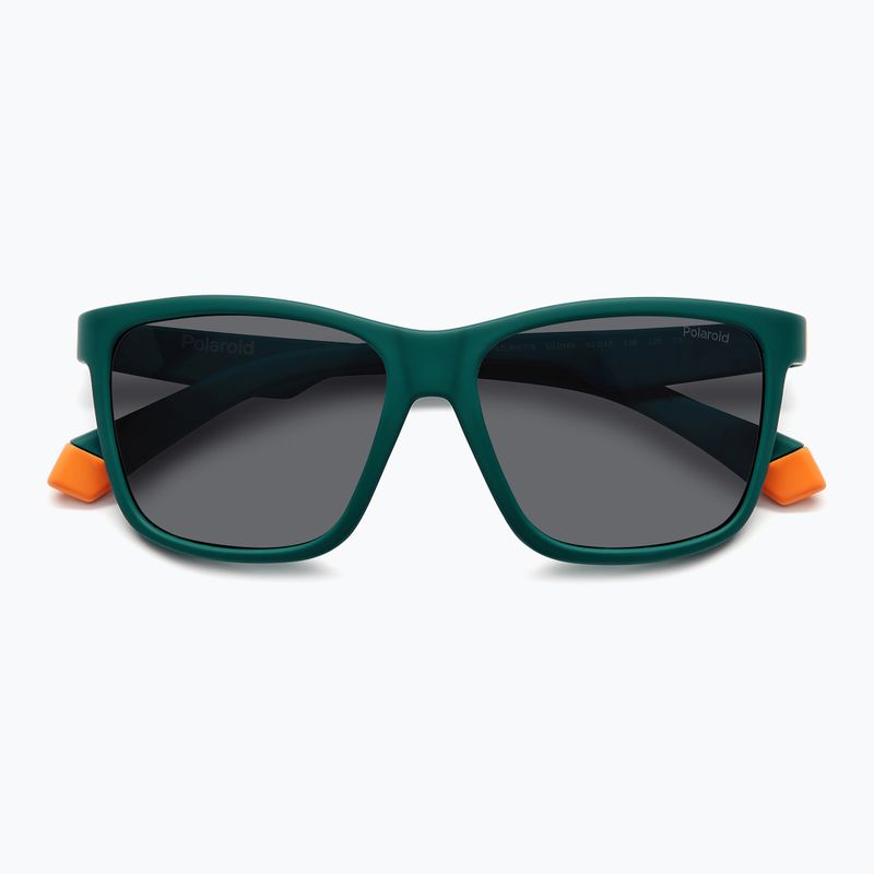 Dětské sluneční brýle Polaroid PLD 8057/S matte green/grey polarized 4
