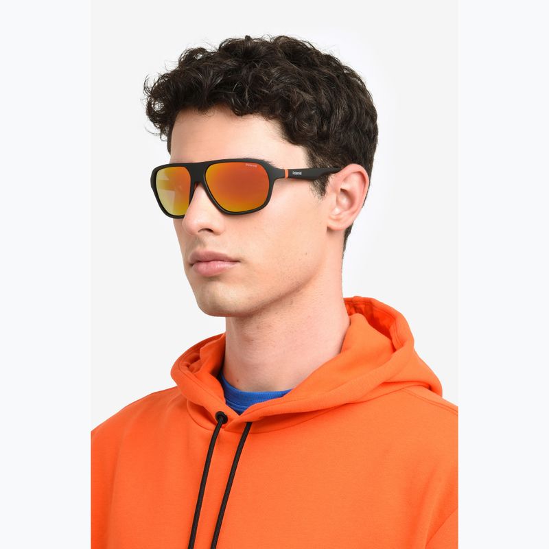 Sluneční brýle Polaroid PLD 2152/S matte black red/red multilayer polarized 8