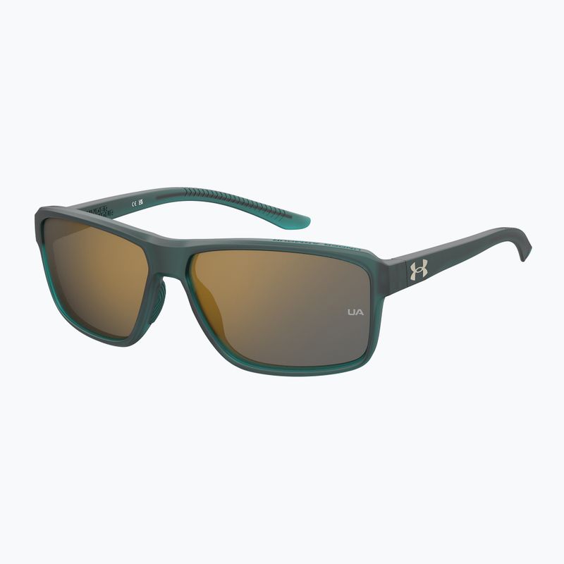 Pánské sluneční brýle Under Armour Kickoff S3 crystal teal/copper mirror 2