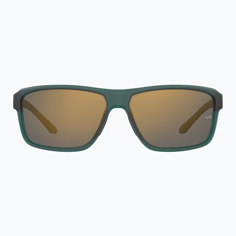 Pánské sluneční brýle Under Armour Kickoff S3 crystal teal/copper mirror 3