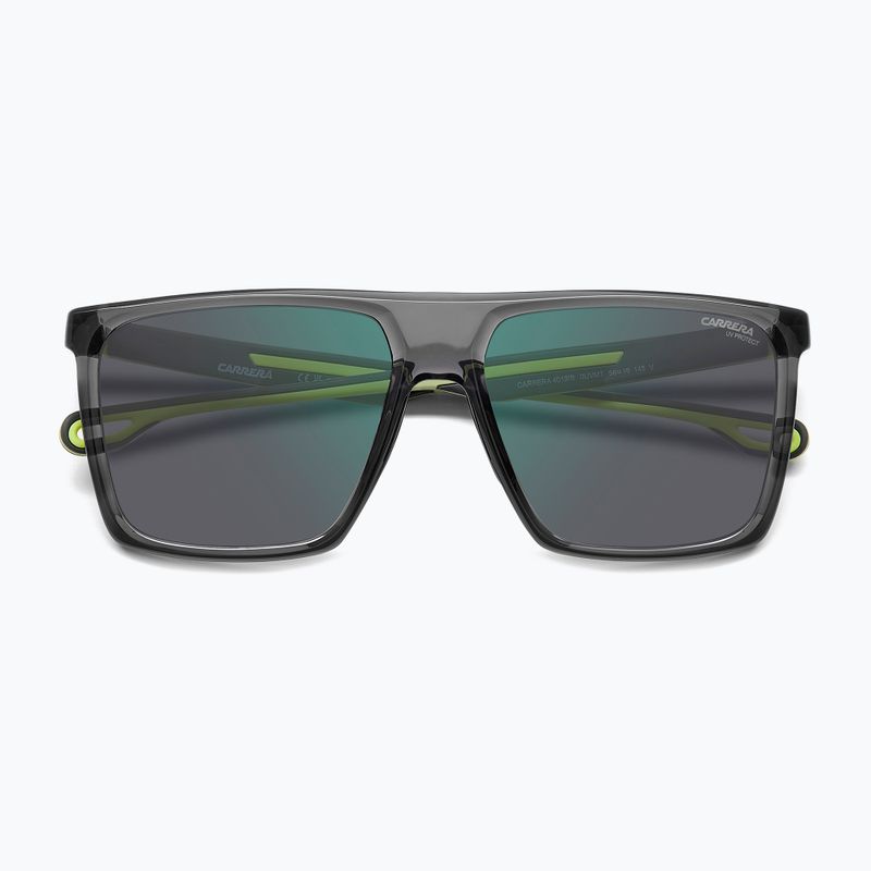 Pánské sluneční brýle Carrera 4019/S grey yellow fluo/green mirror 4