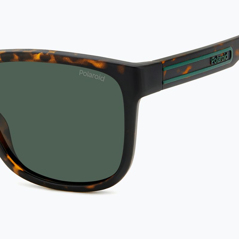 Pánské sluneční brýle Polaroid PLD 2155/S matte brown havana/green polarized 5