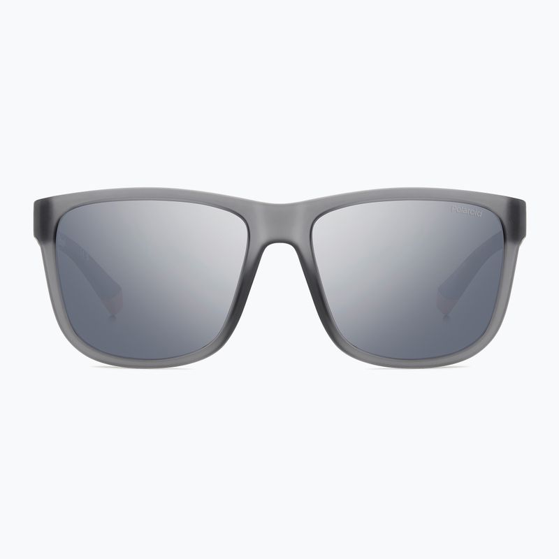 Pánské sluneční brýle Polaroid PLD 2155/S matte grey/grey silver mirror polarized 3