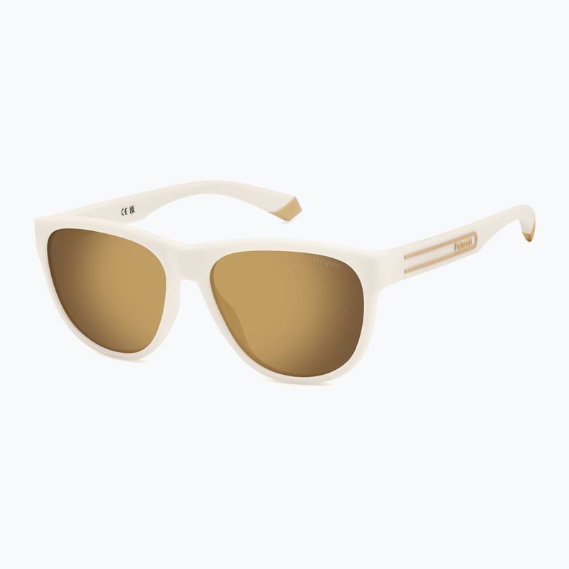 Sluneční brýle Polaroid PLD 2156/S matte white/grey gold multilayer polarized 2