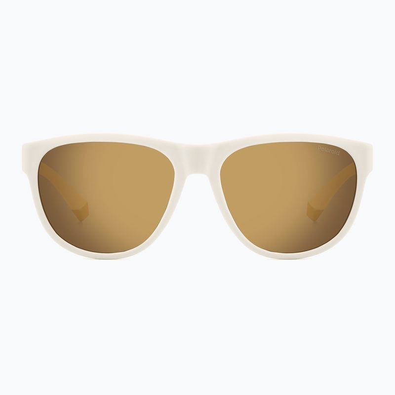 Sluneční brýle Polaroid PLD 2156/S matte white/grey gold multilayer polarized 3