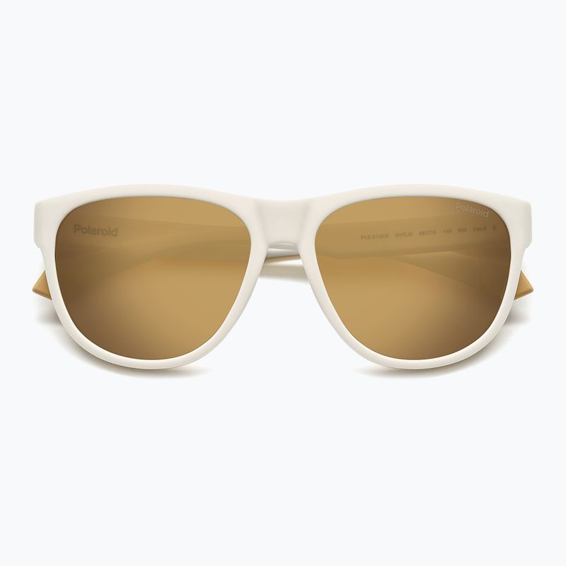 Sluneční brýle Polaroid PLD 2156/S matte white/grey gold multilayer polarized 4