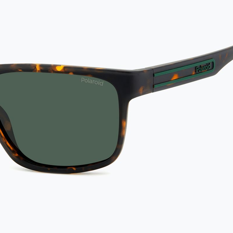 Pánské sluneční brýle Polaroid PLD 2157/S matte brown havana/green polarized 5