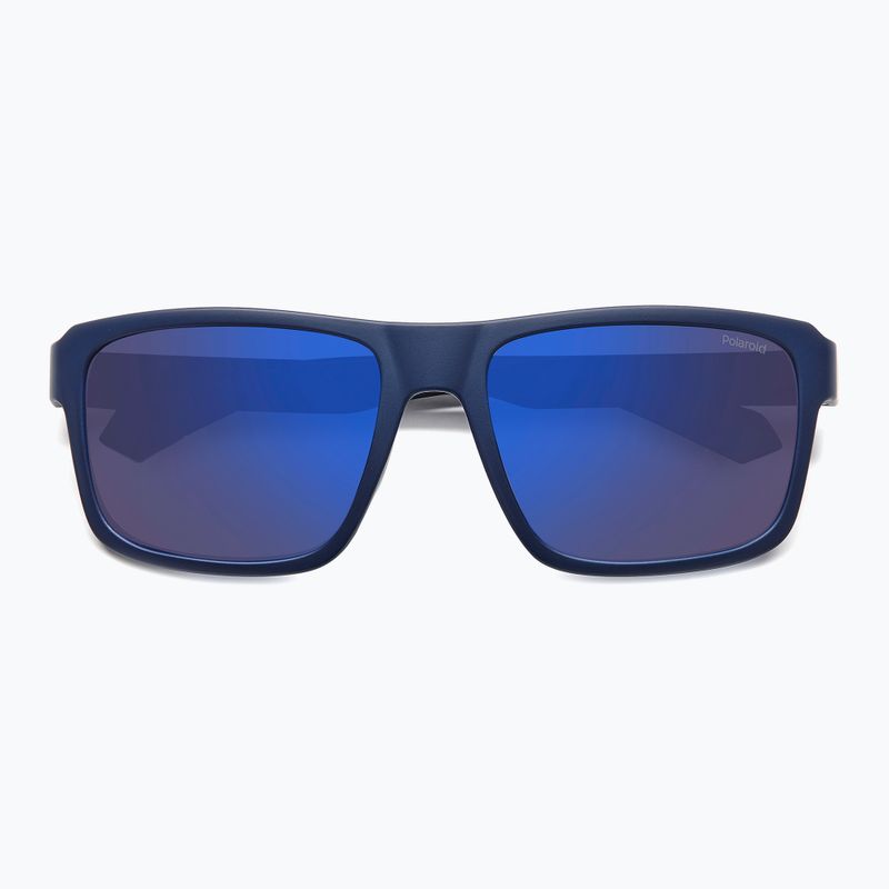 Pánské sluneční brýle Polaroid PLD 2158/S matte blue/blue mirror polarized 4