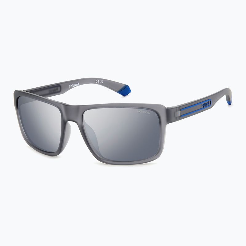 Pánské sluneční brýle Polaroid PLD 2158/S matte grey/grey silver mirror polarized 2