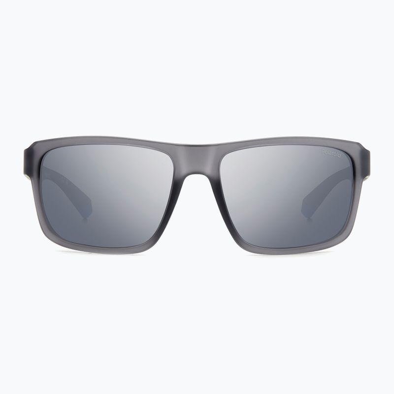 Pánské sluneční brýle Polaroid PLD 2158/S matte grey/grey silver mirror polarized 3