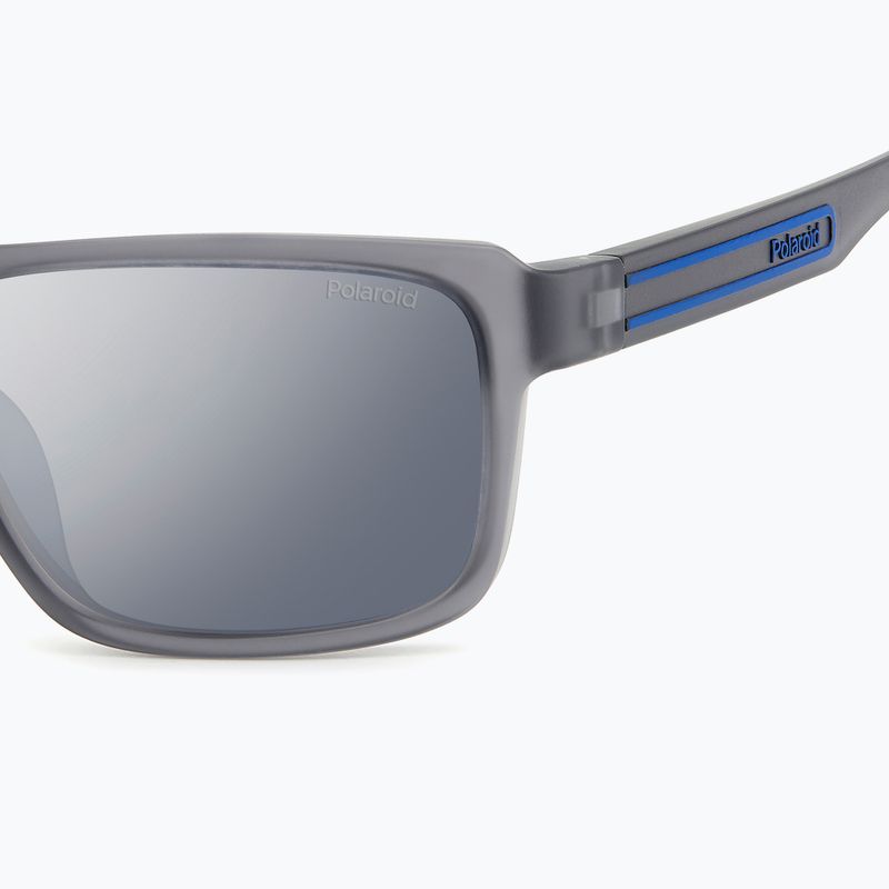 Pánské sluneční brýle Polaroid PLD 2158/S matte grey/grey silver mirror polarized 5