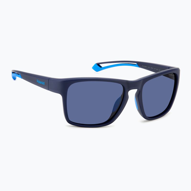 Pánské sluneční brýle Polaroid PLD 7052/S matte blue/blue polarized high contrast